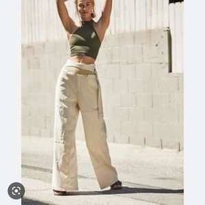 Free people wide lev pants